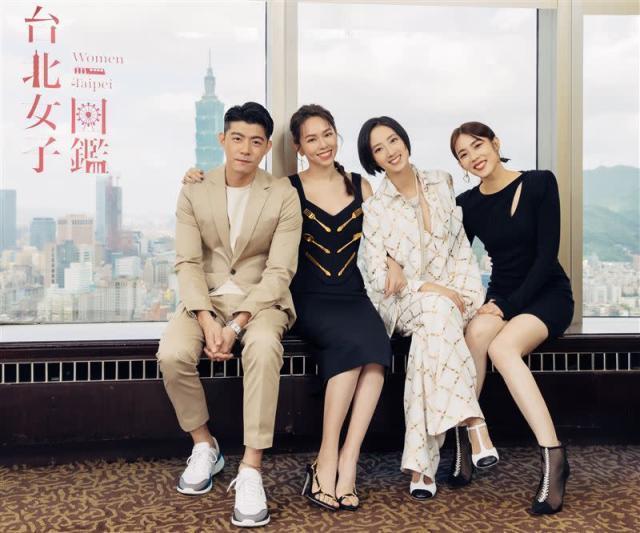 王柏傑、夏于喬、桂綸鎂、林思宇為新劇受訪。（Disney+提供）