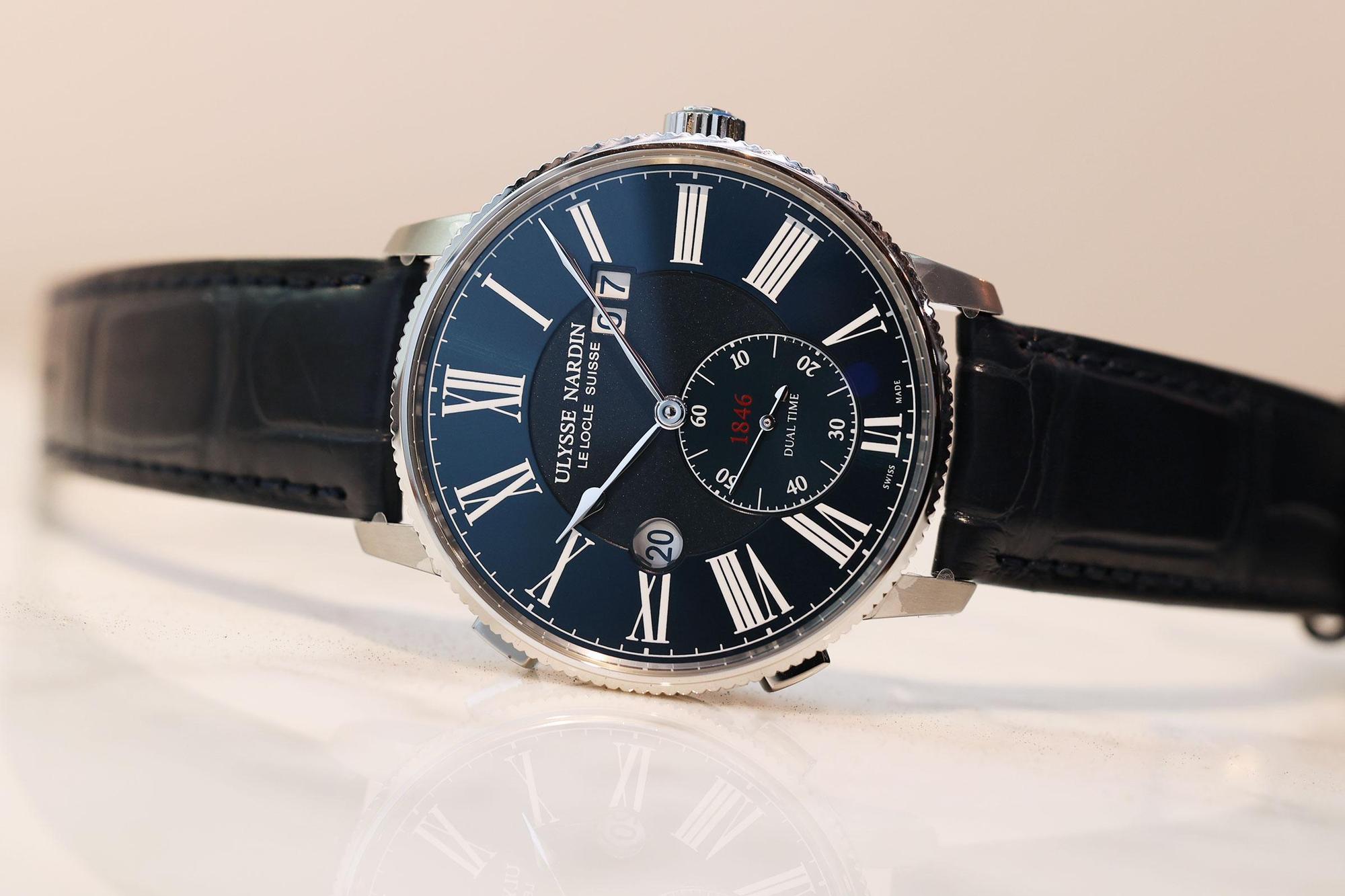 Marine Torpilleur雙時區腕錶,定價NT$360,400。