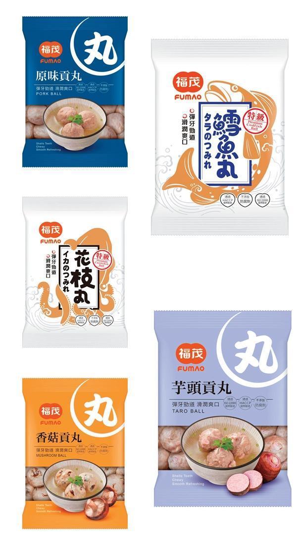 自創品牌福茂貢丸/魚丸,靠經銷商口碑打出名號,全台丸子類一半市占率的隱形冠軍。(圓寶冷凍食品提供)
