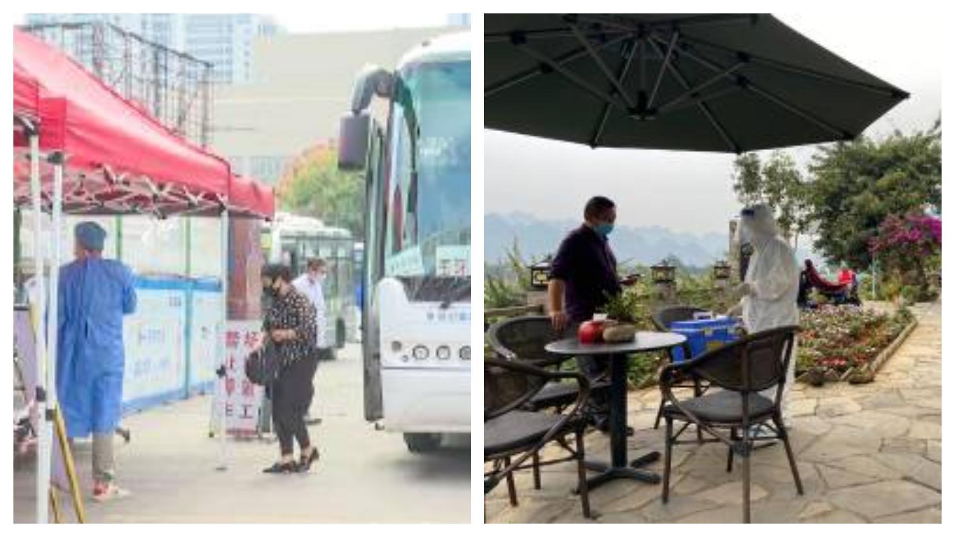 從年前一路「就地過節」，不少在連假期間回不了家的中國網友砲轟中國防疫政策。（翻攝自微博）