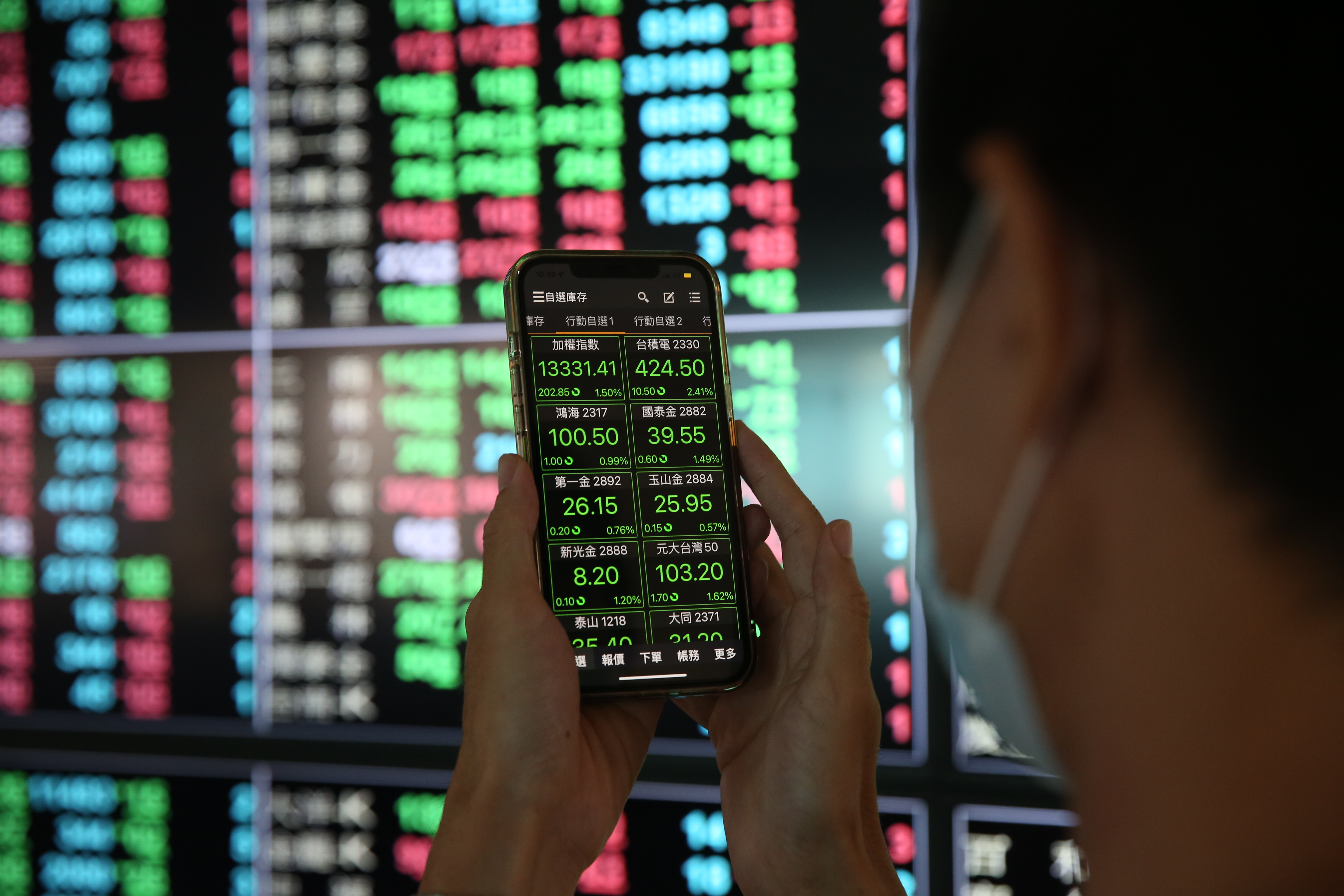 台股連續大跌，投資人信心不足，短線仍有多殺多的疑慮。