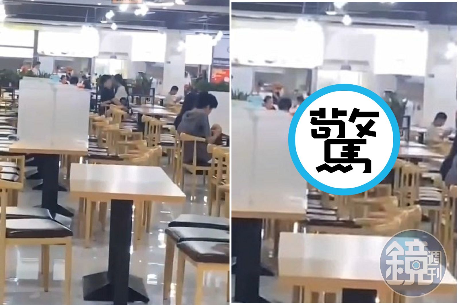更勝麥當勞激吻!這對情侶把學校餐廳當摩鐵,當場做愛任人拍。(翻自《黑料不打烊》)
