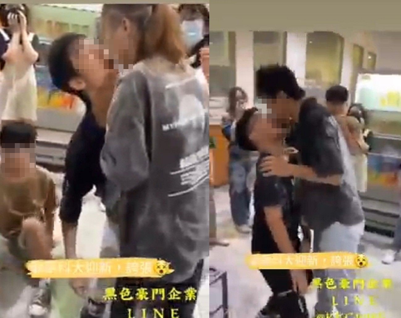 龍華科大因「走鐘」迎新活動引爆網路輿論。（翻攝自黑色豪門企業）