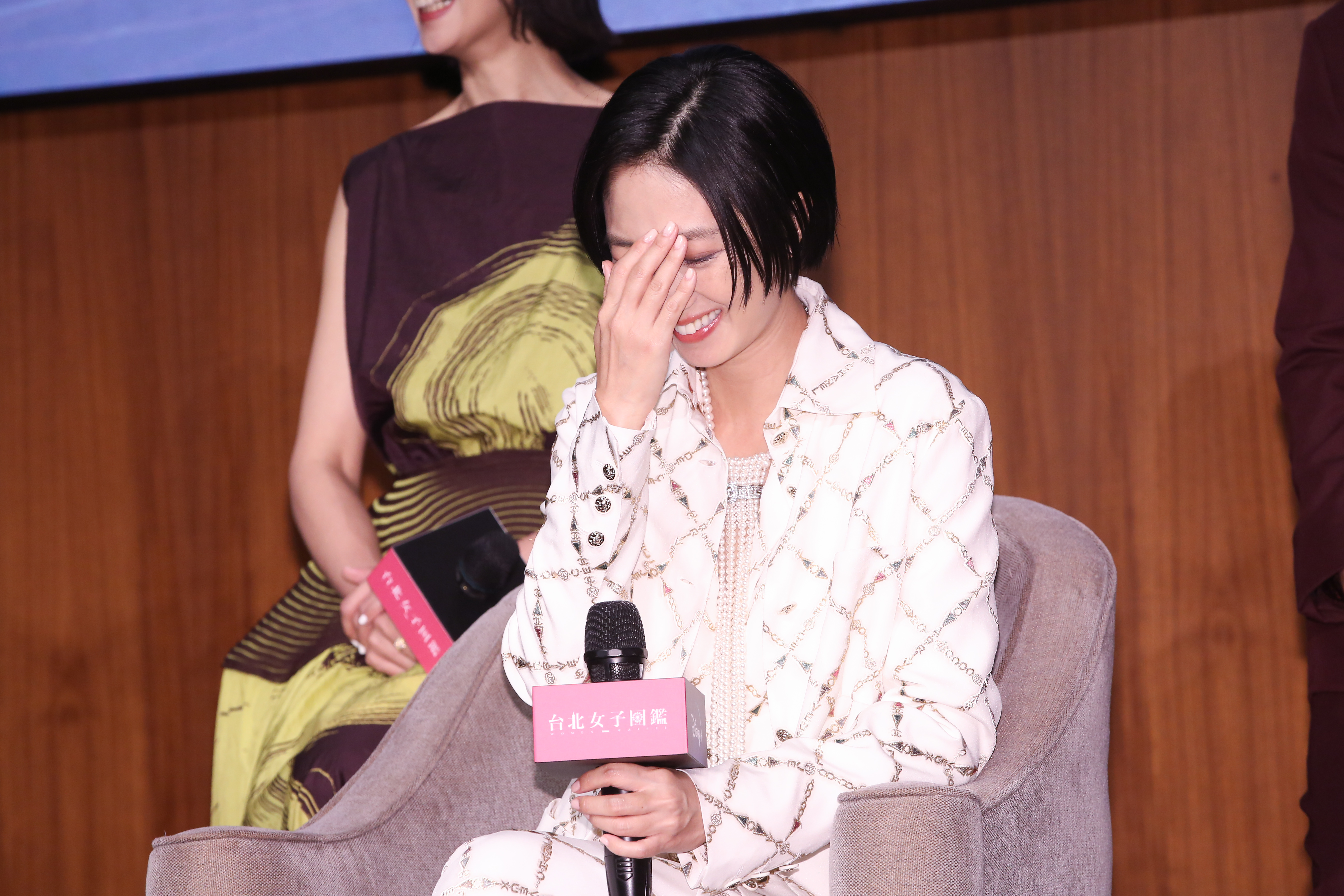 桂綸鎂出席Disney+獨家原創華語劇《台北女子圖鑑》上線記者會。