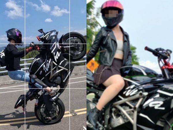 「翹孤輪騎士」被警方通知到案說明。（當事者臉書）
