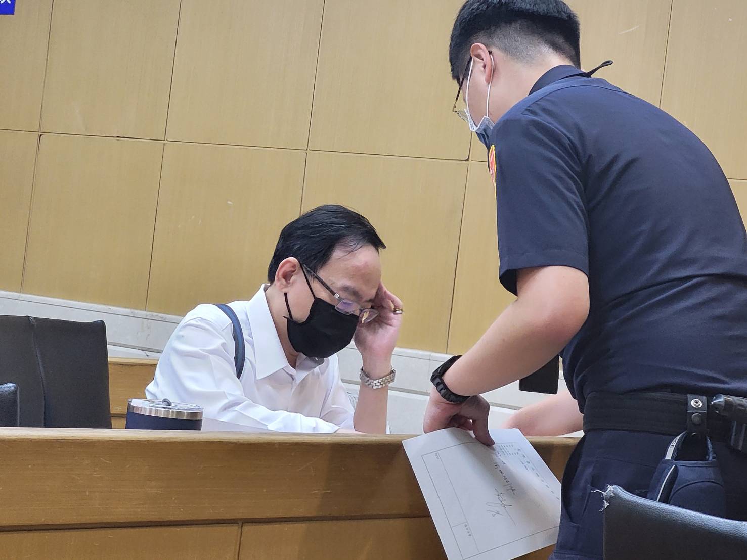 時任基泰開發部副理翁光輝。