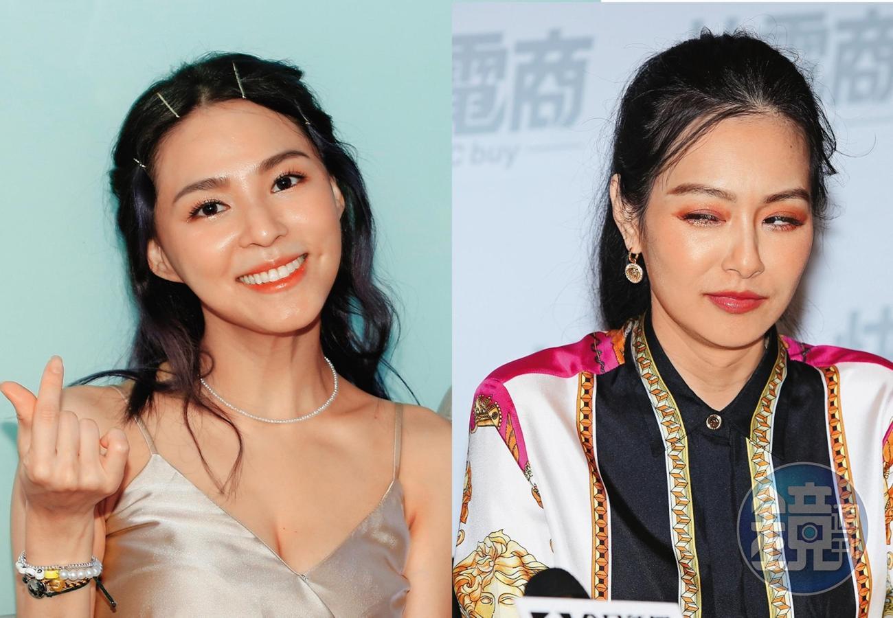 熊熊（左）出席林真亦的寫真簽書會，因直率敢吹⋯響反攻號角，被譽為「一代簫熊」；王思佳（右）自稱綠茶婊剋星，反被賴薇如揭黑歷史，天吶不能再黑了～（遮奶頭）
