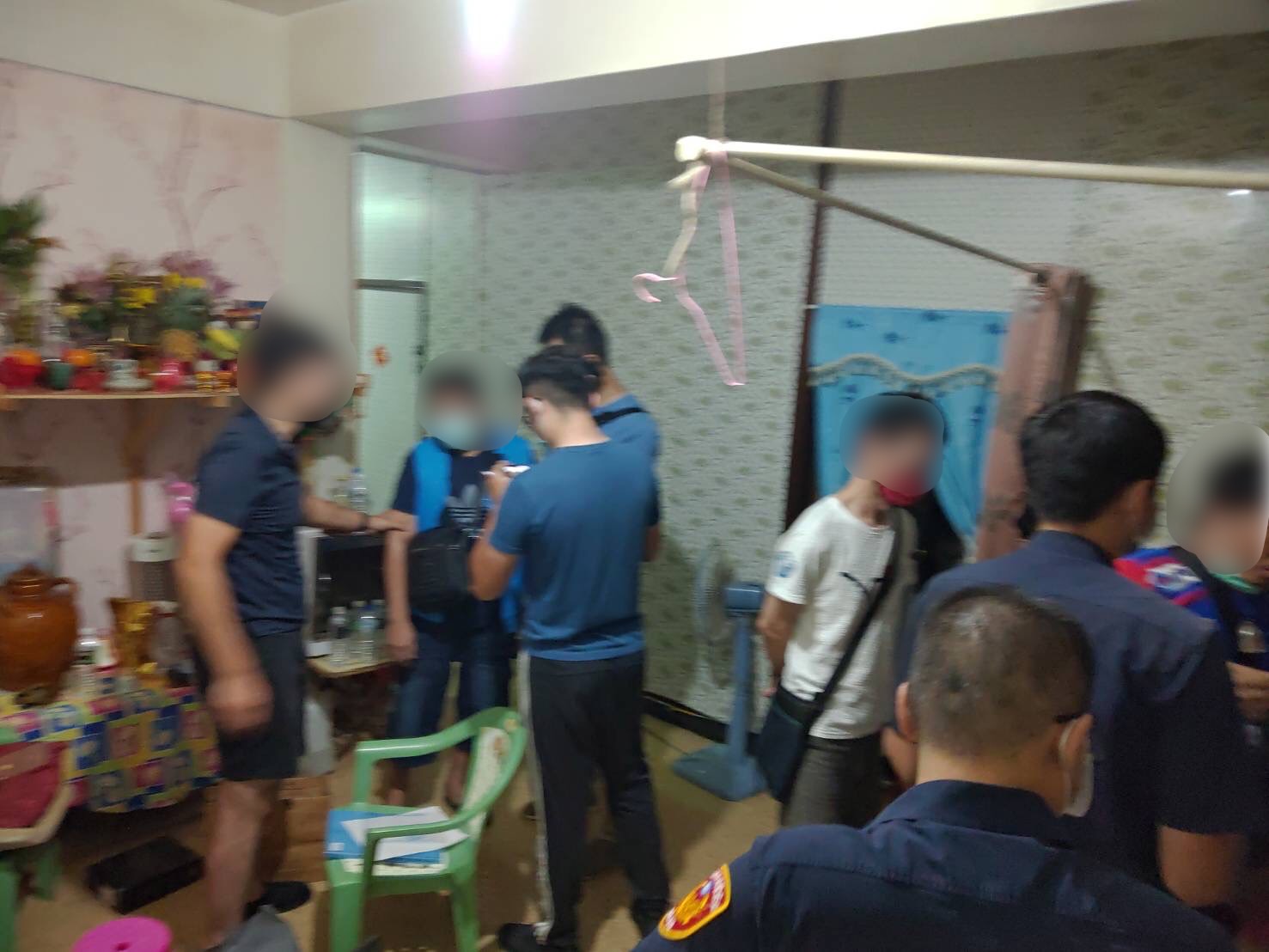 警方在樹林查獲一個以泰國人為賭客的職業賭場「完嗨囉」。（警方提供）