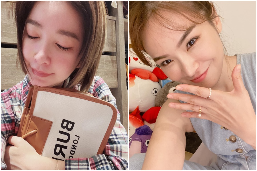 許維恩（左圖）背著山寨「BURBERRY」包包，陳沂（右圖）點出「許維恩的問題在人設崩壞」。（翻攝自許維恩、陳沂臉書）