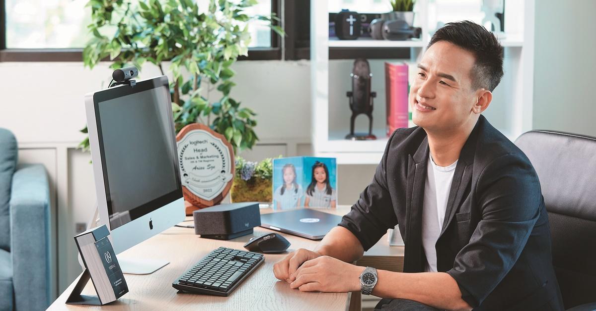 Logitech台港澳總經理施前江Aries,與讀者分享他的私人辦公空間,也分享他對於產業未來的期待。