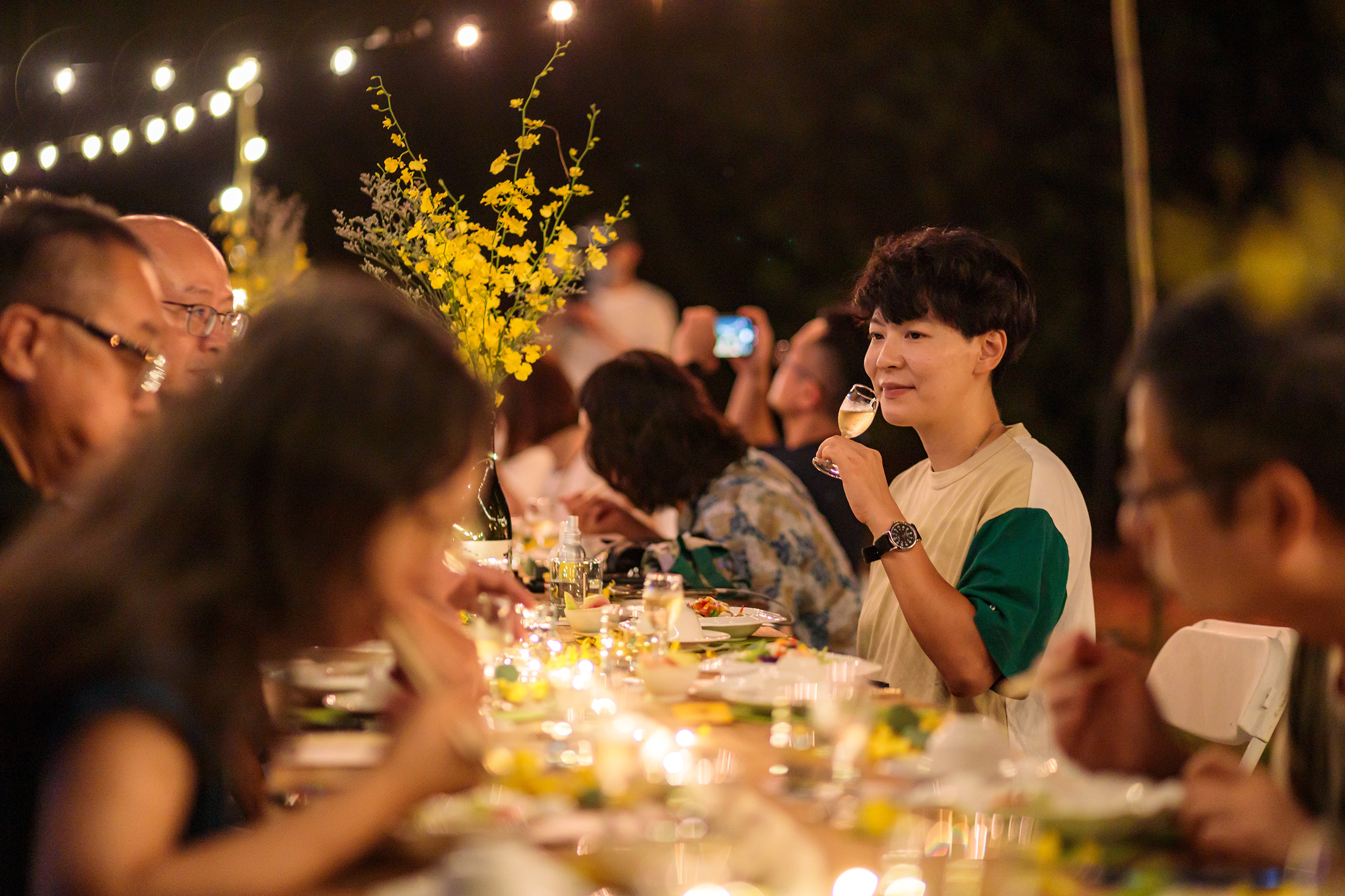 透過餐酒會上的七支清酒、蜂蜜酒及燒酎,搭配九道佳餚,可以充分體驗到霧峰農會酒莊各支酒款的魅力。