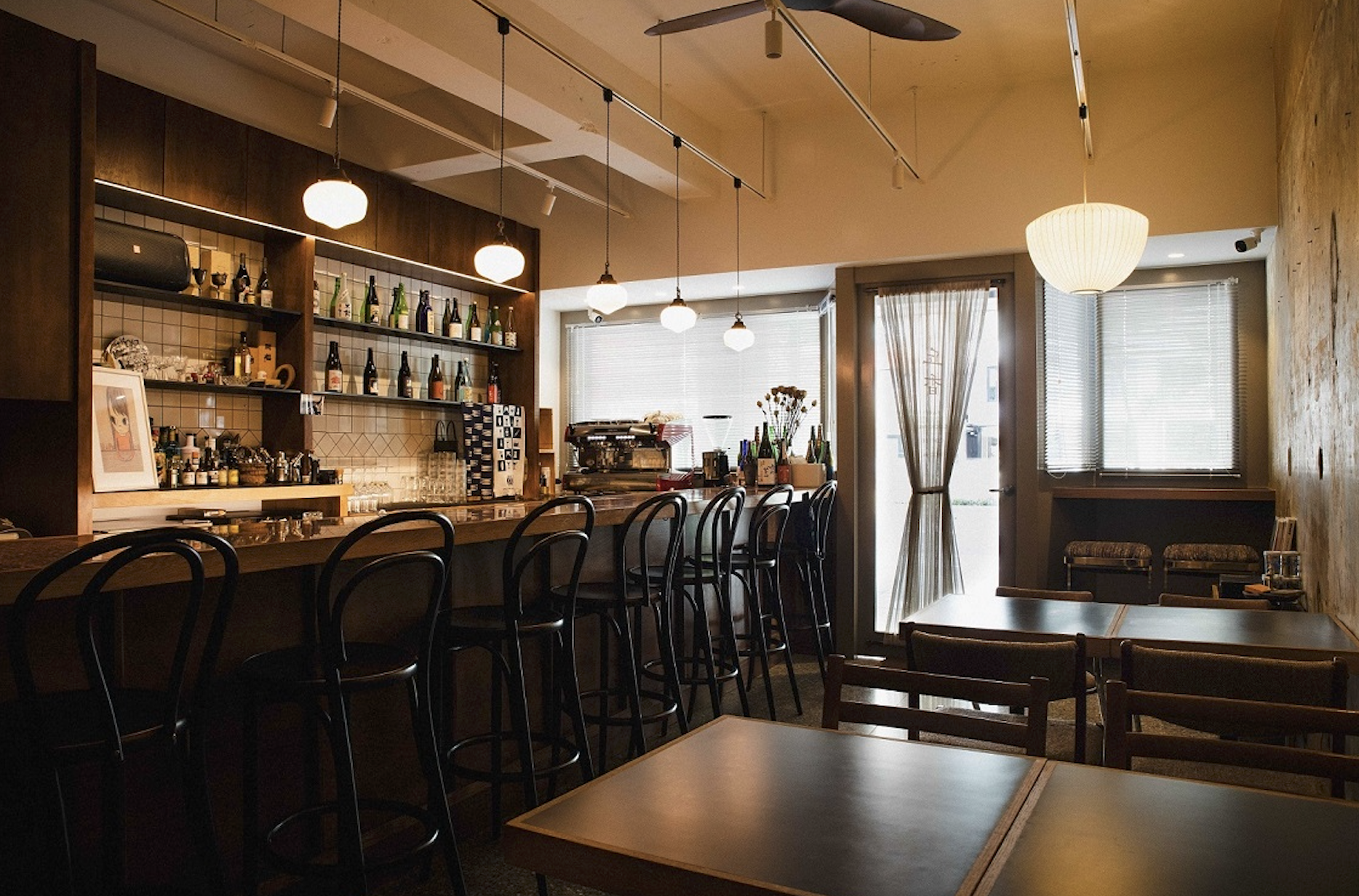 丘香是台北首屈一指的sake bar,也有清酒為底的調酒。(信義幹線Bar Hopping 提供)