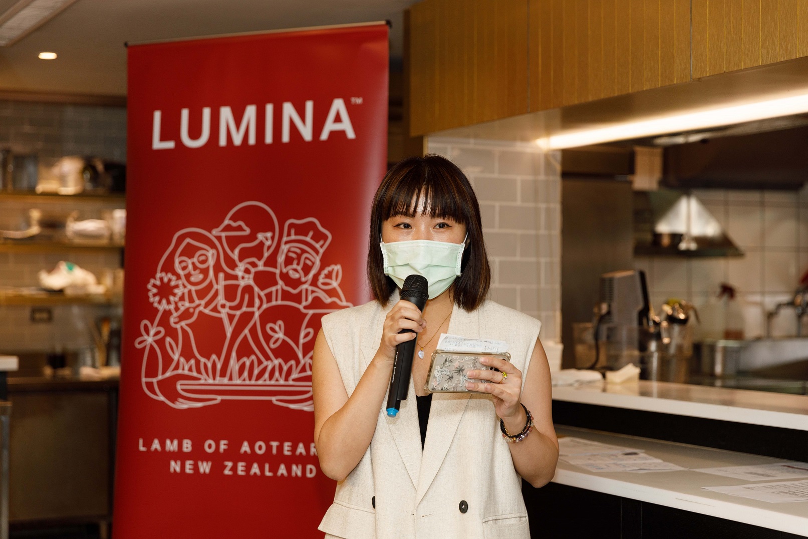 由聯馥食品引進的Lumina和羊，首次在台舉辦「Lumina Challenge料理競賽」。