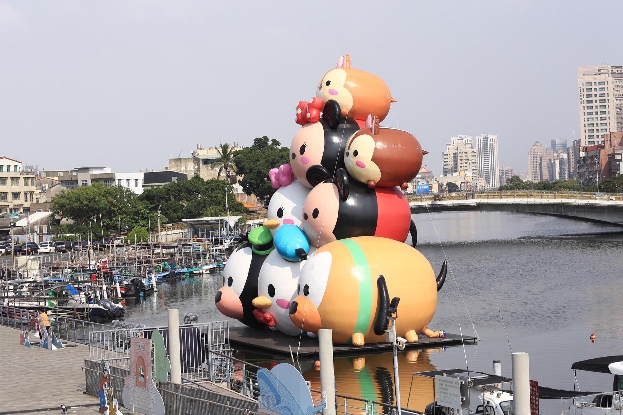 原來的TSUM TSUM也會繼續陪伴民眾。（台南市政府觀光旅遊局提供）