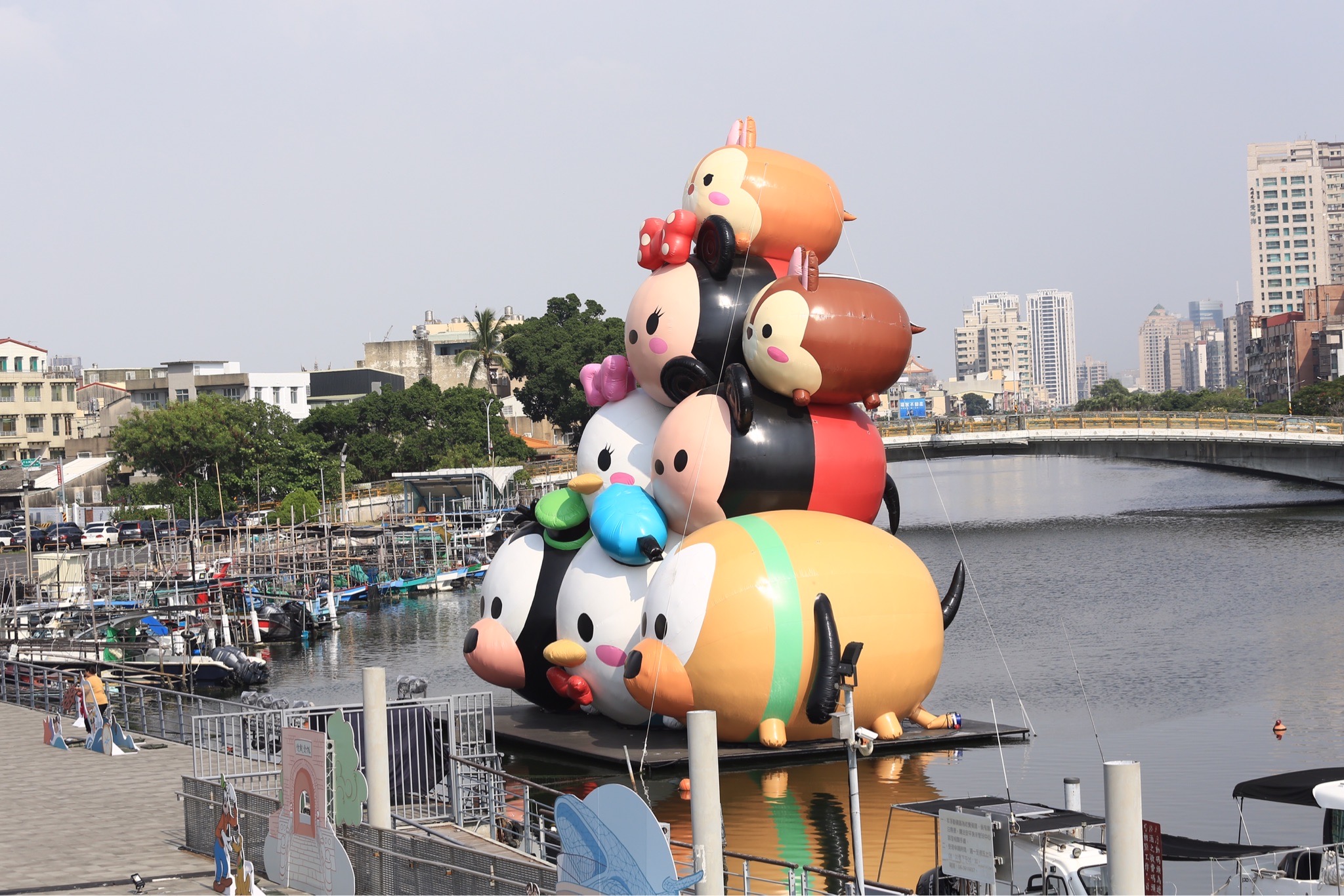 原來的TSUM TSUM也會繼續陪伴民眾。(台南市政府觀光旅遊局提供)