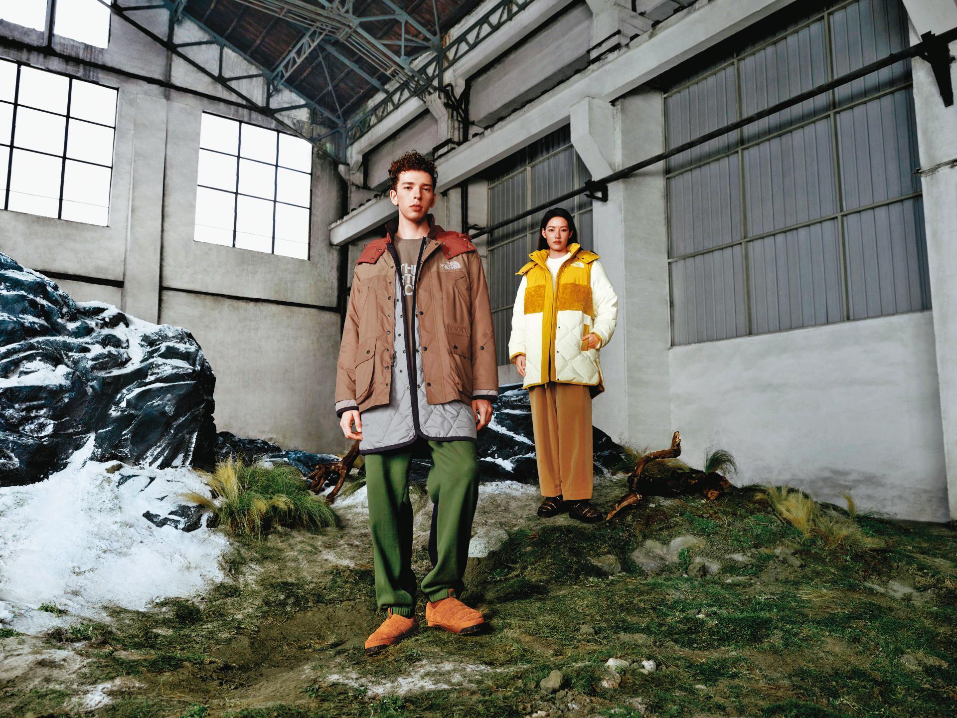 The North Face Urban Exploration 2022秋冬系列推出Urban Geology「都市肌理」設計作品。 （The North Face提供）