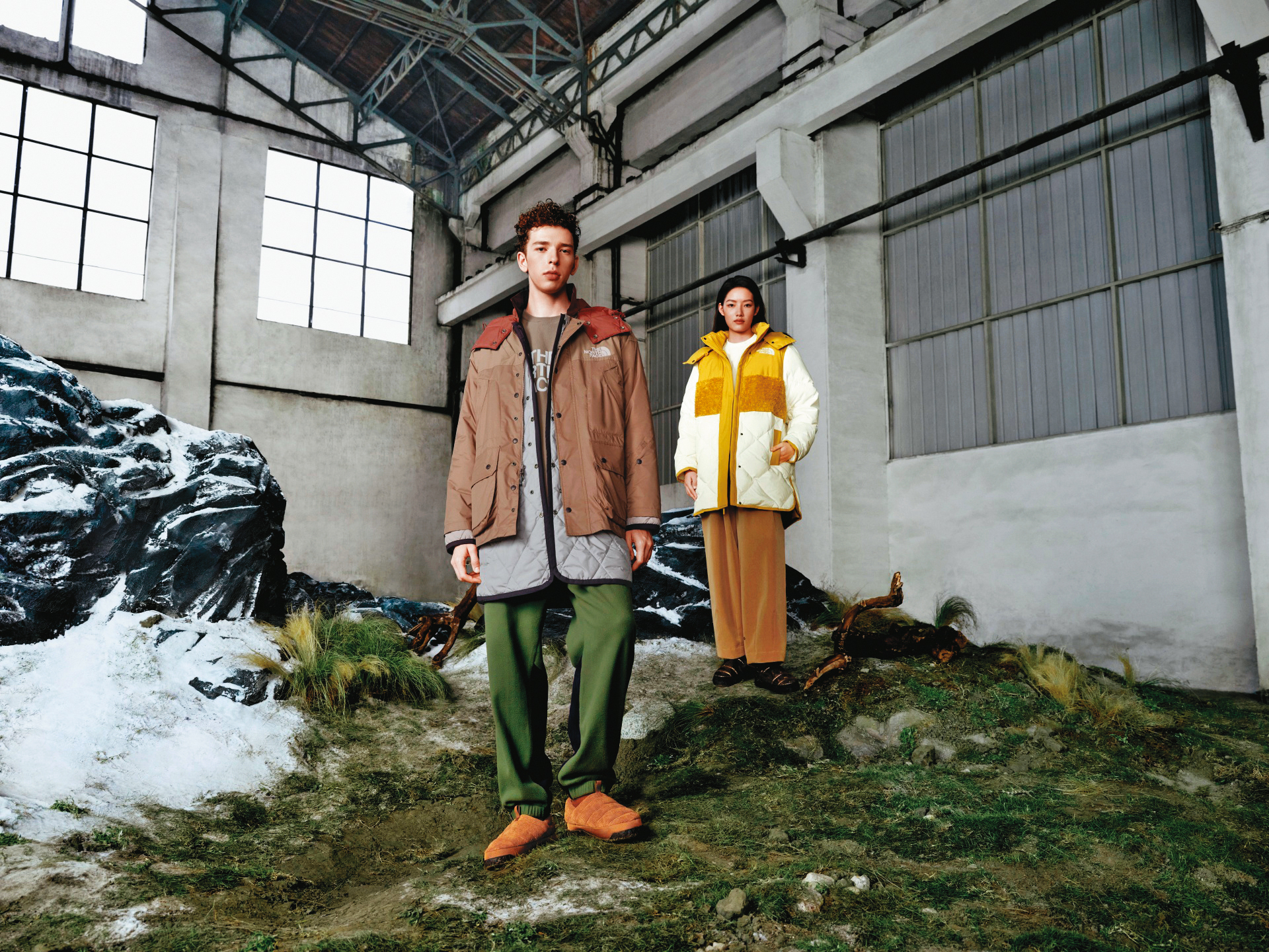The North Face Urban Exploration 2022秋冬系列推出Urban Geology「都市肌理」設計作品。 (The North Face提供)