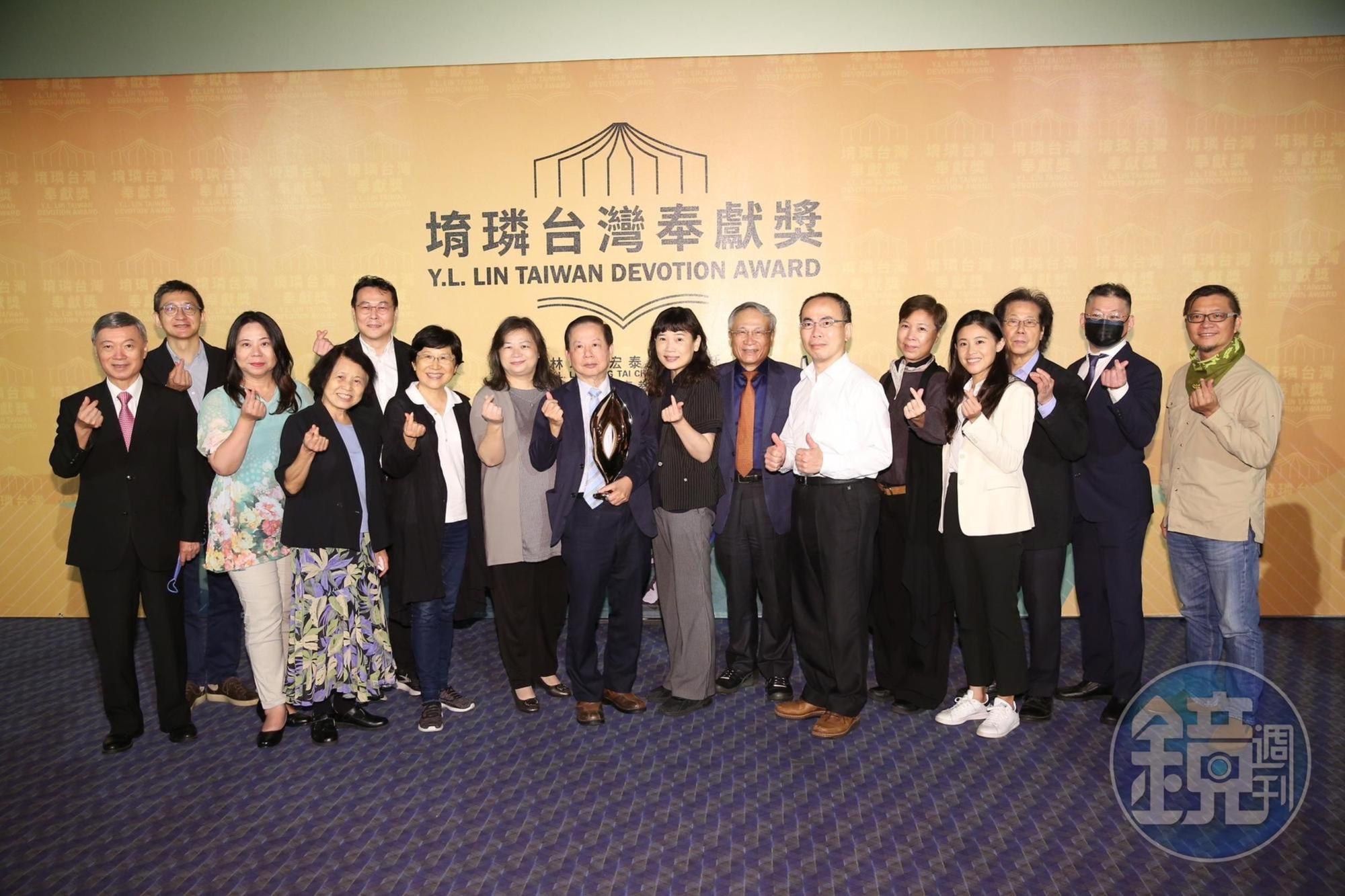 第六屆堉璘台灣奉獻獎今結果出爐。