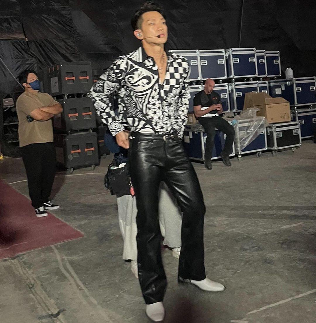RAIN與金泰熙愛情長跑多年結婚，時常將妻女提在嘴邊。（翻攝RAIN IG）