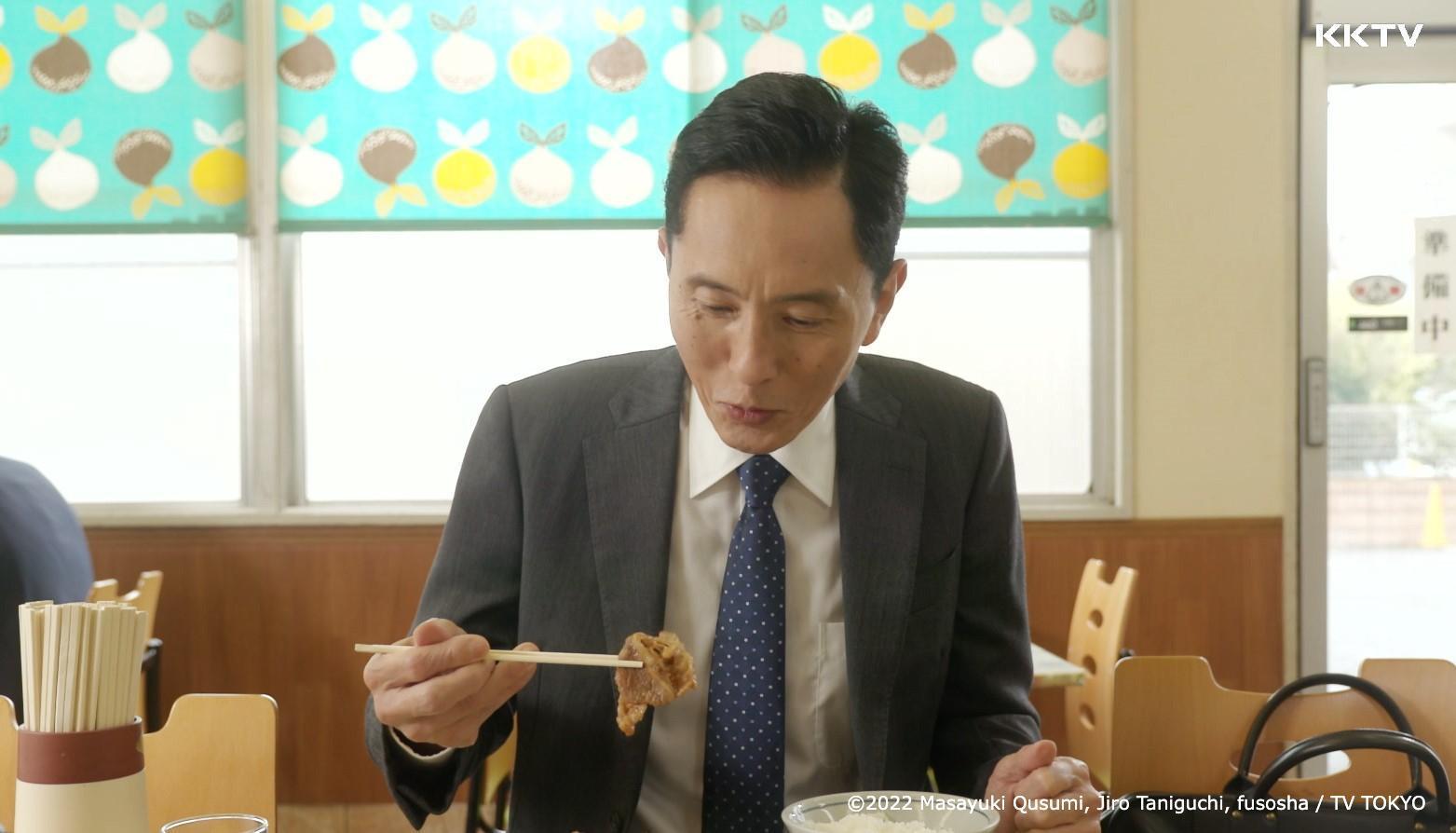松重豐主演的《孤獨的美食家》第10季開播在即,首集將前進神奈川縣橋本車站大嗑美食。(KKTV提供)