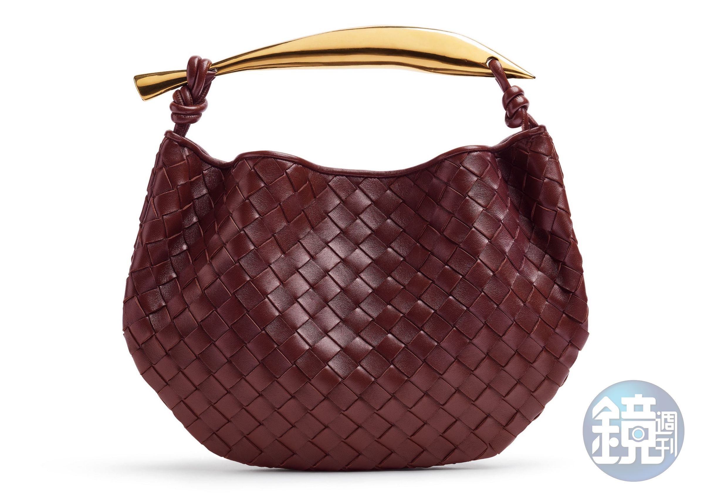 酒紅色Sardine提包 NT$131,300 BOTTEGA VENETA。（BOTTEGA VENATA提供）