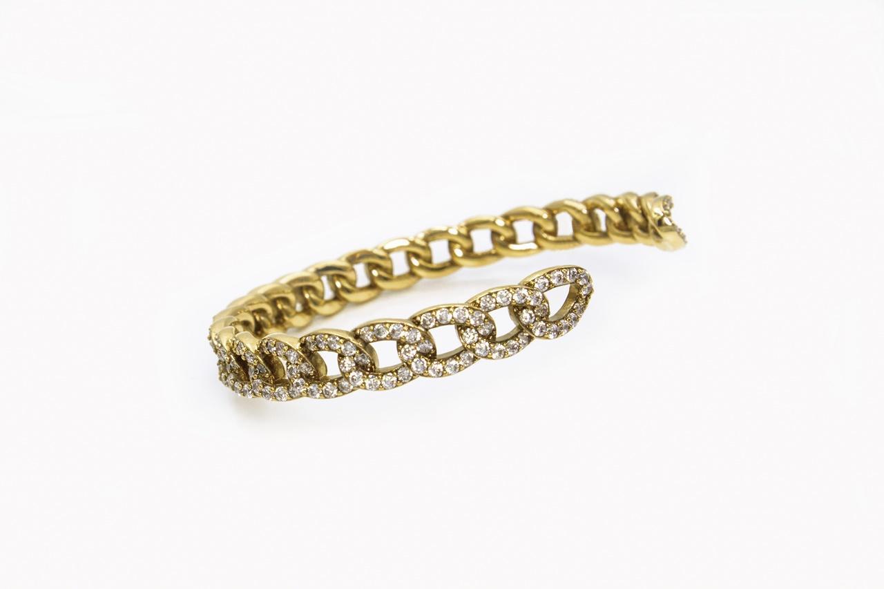 Shattered Diamond系列開放式手環。NT$8,800。(AllSaints提供)