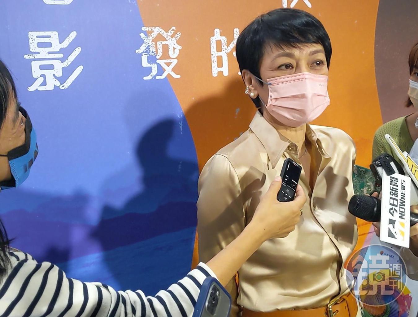 提及金馬獎的入圍紀錄,張艾嘉笑言沒想到自己會被提名,到時會盡量努力出席。