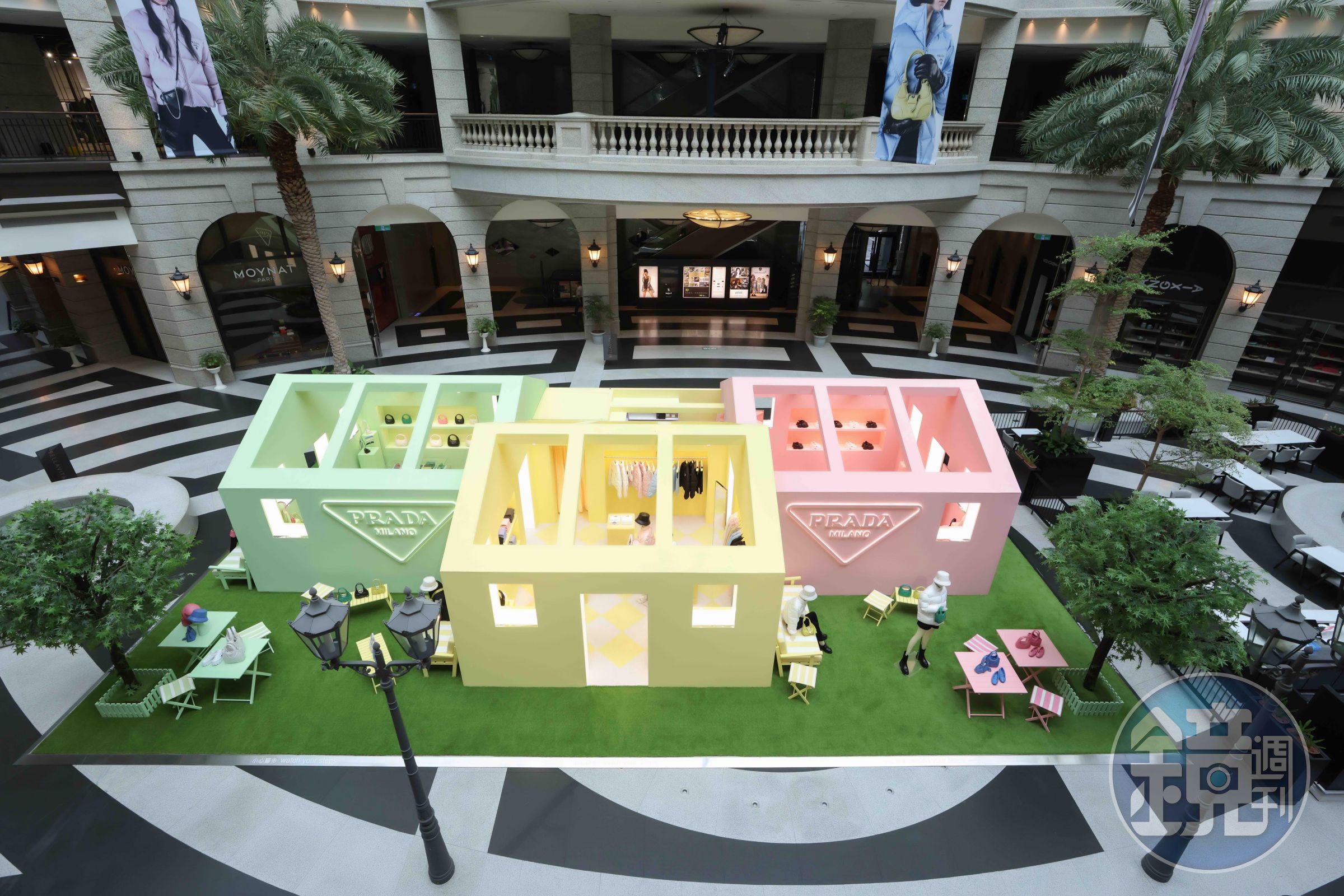 PRADA Village期間限定店營業至十月底。（PRADA提供）