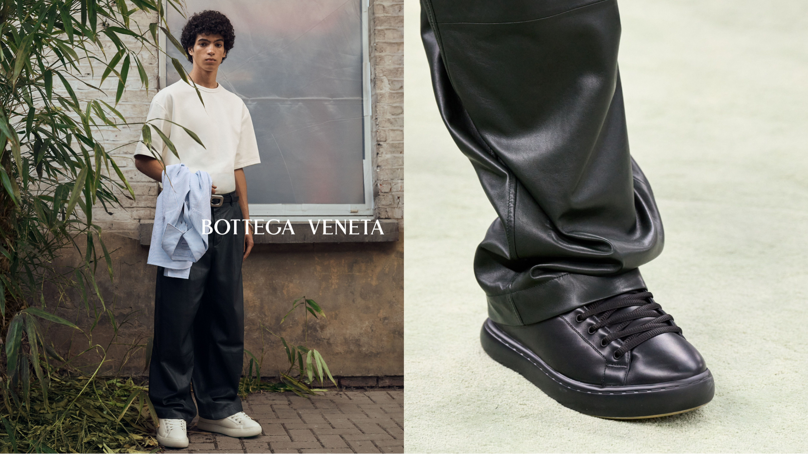 Matthieu Blazy上任後第一雙設計的球鞋，就是鬆軟舒適的Pillow。（BOTTEGA VENETA提供）