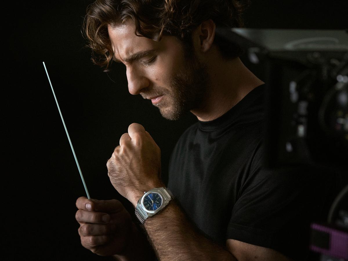 寶格麗代言人 - 荷蘭愛樂交響樂團首席指揮LORENZO VIOTTI，演繹Octo Finissimo Automatic自動腕錶。