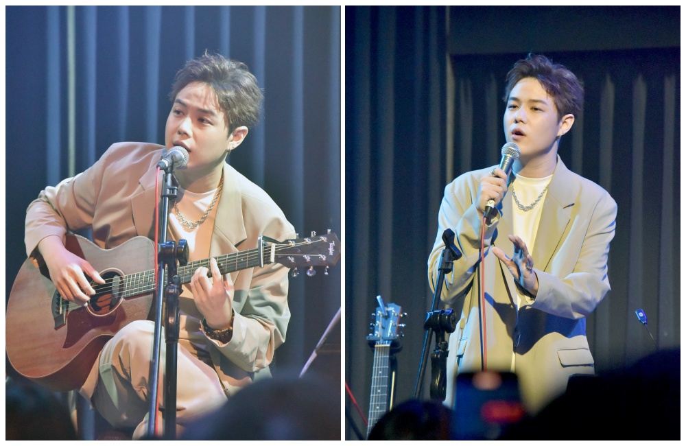 郭家瑋是從《聲林之王3》嶄露頭角的新人，日前舉辦出道以來第4場個人專場《為你唱情歌》。（JSJ杰思國際娛樂提供）