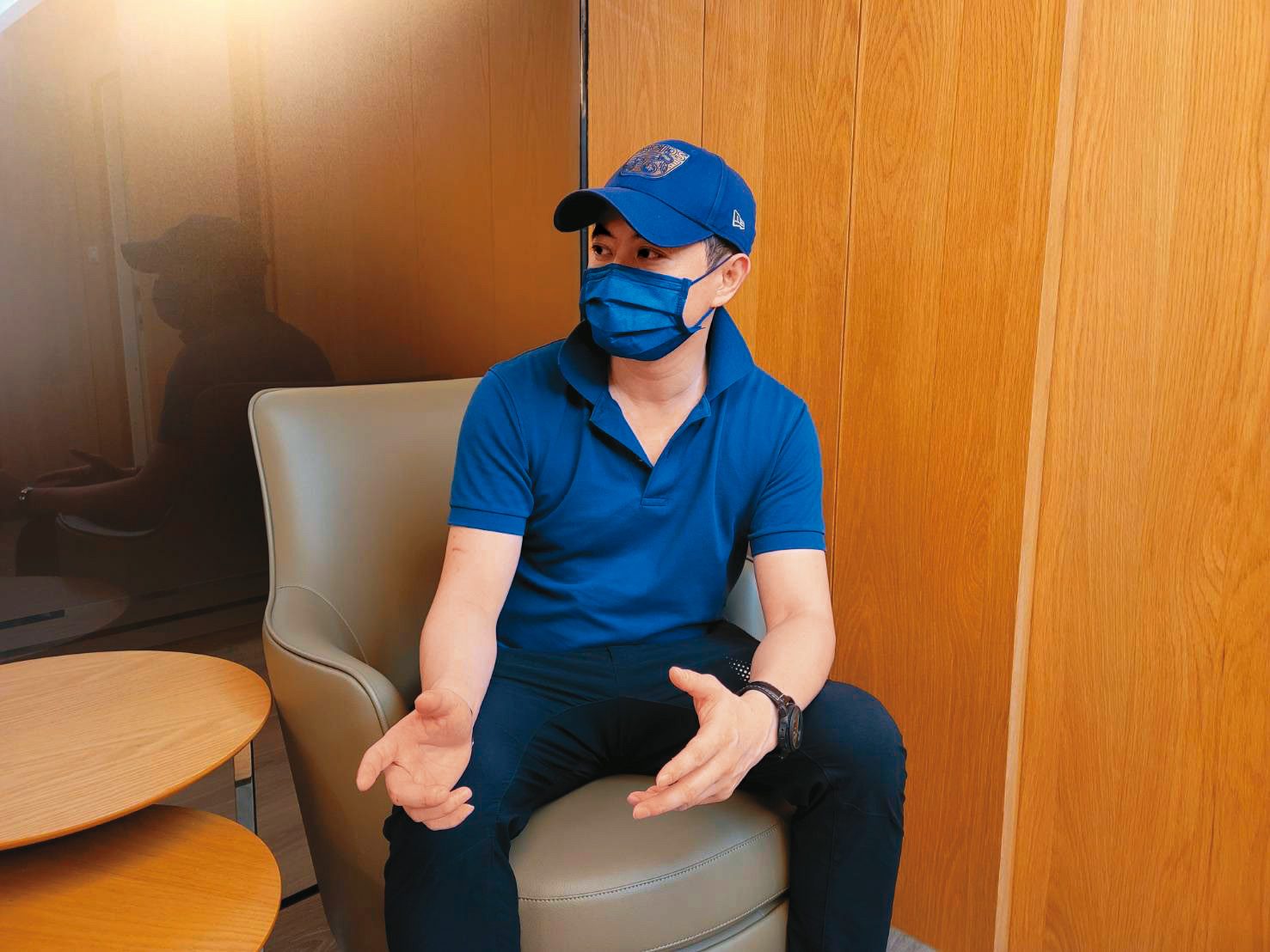 林冠百（圖）對多年前借貸事件，造成謝國樑紛擾，深感抱歉。