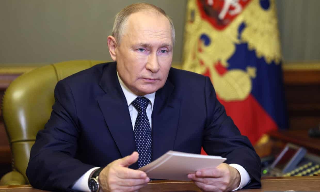 普丁承認下狠手！今狂轟烏克蘭基輔，還嗆「會做出更嚴厲回應」。（翻自BBC）