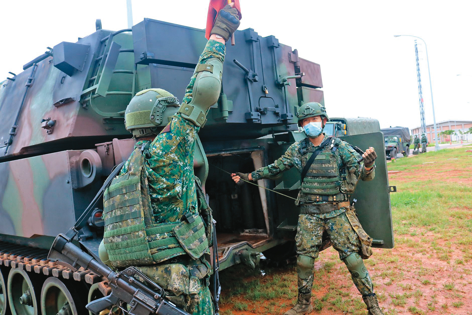 台海局勢緊張,引起國際關注,國軍各式軍品採購成為保家衛國一大關鍵。(翻攝中華民國陸軍粉專)