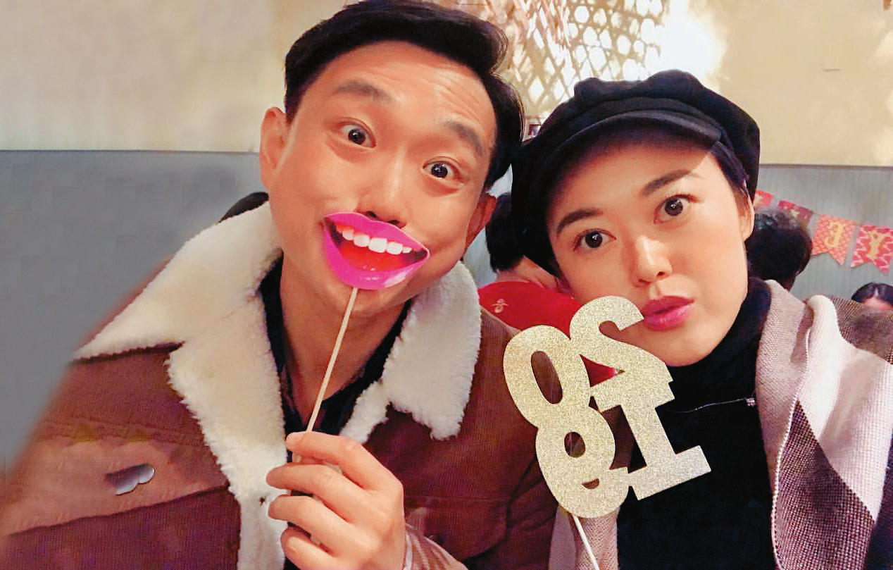 陳家逵（左）和周羿（右）曾有段甜蜜時光，但如今似乎未能好聚好散。（翻攝自周羿IG）