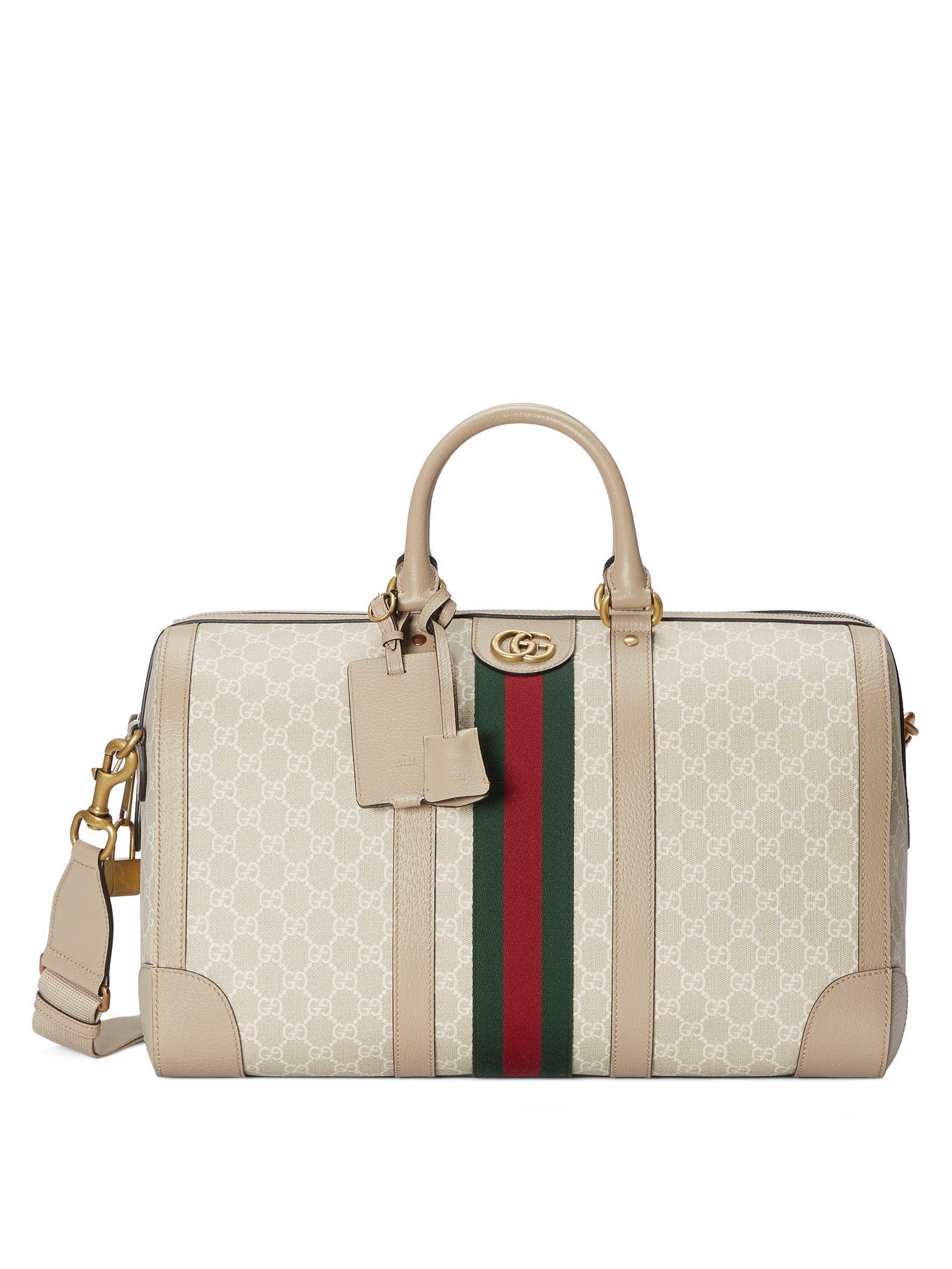 GUCCI Savoy  GG緹花旅行袋。NT$78,900（古馳提供）