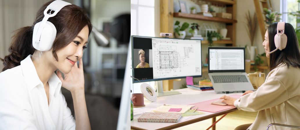 Logitech推出「BRIO 500網路攝影機」與「ZONE VIBE 100無線藍牙耳機麥克風」兩大質感遠距協作產品，提供多色設計的超時尚外觀更符合多種情境的功能，滿足各類型工作者的商務與玩樂需求。