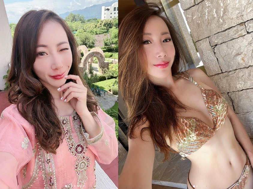 曾格爾爆出和已婚富商大談不倫戀，形象受損。（翻攝自曾格爾IG）