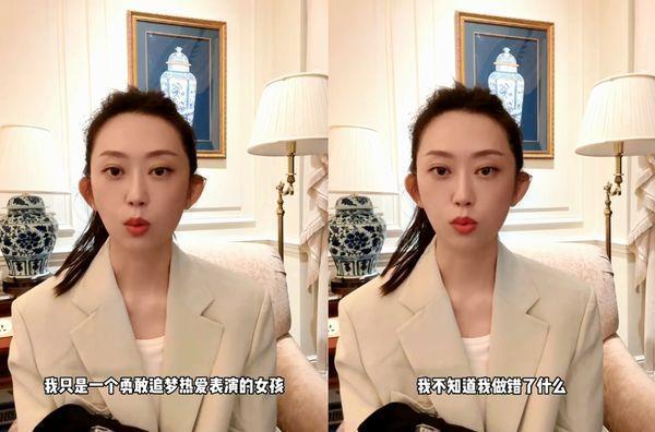劉芊螢秀出文件控訴經紀人。(翻攝自劉芊螢微博)