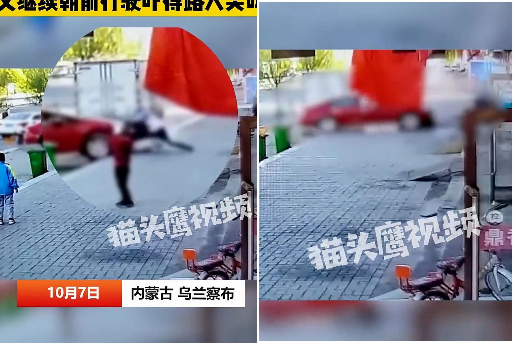 駕駛快速衝撞女子,把人當垃圾冷血輾壓。(翻自《網易》)