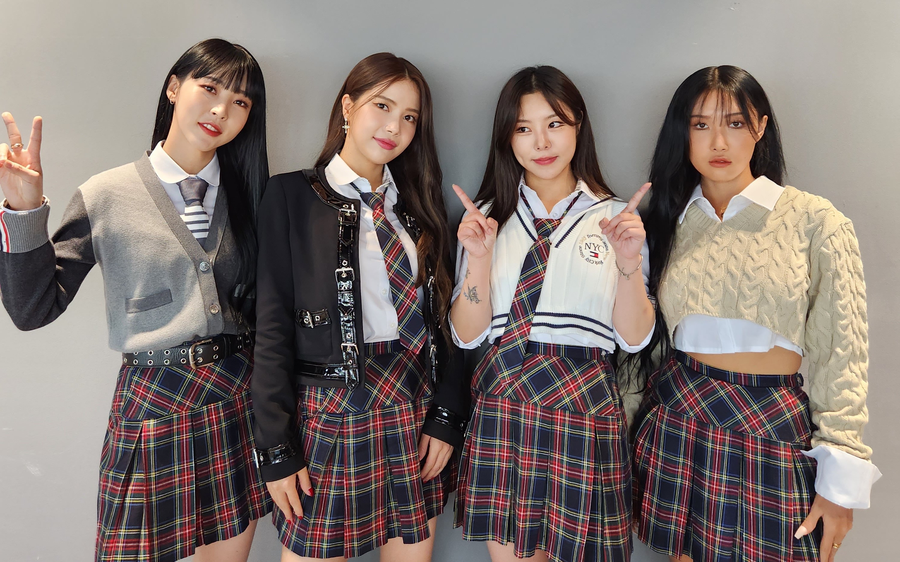 MAMAMOO今舉辦新專輯記者會，睽違1年以完整體回歸。（翻攝MAMAMOO推特）