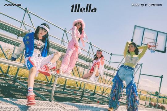 MAMAMOO主打歌〈ILLELLA〉走雷鬼風。（翻攝MAMAMOO推特）
