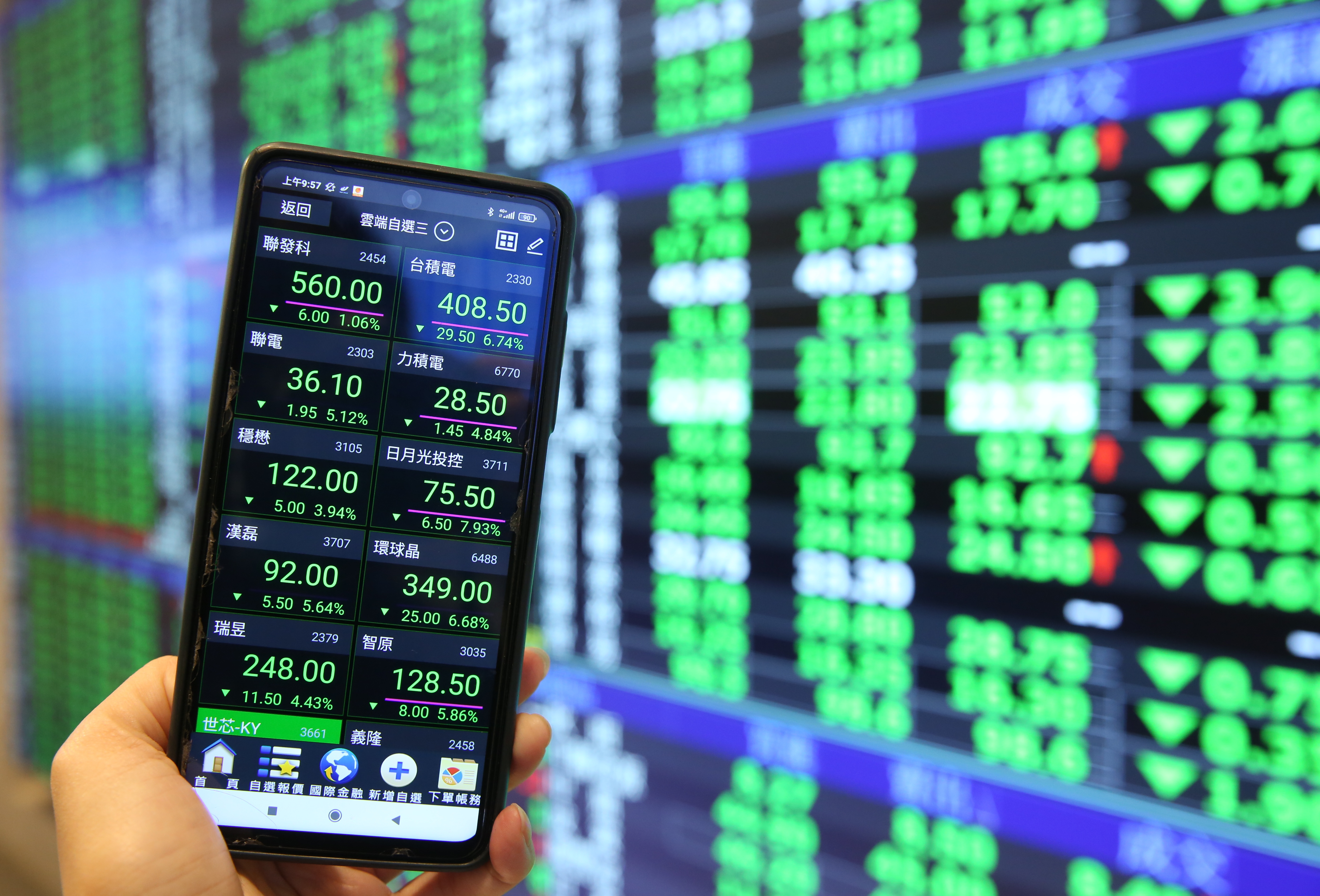 台股跌跌不休，金管會擴大限空令措施打擊空方。