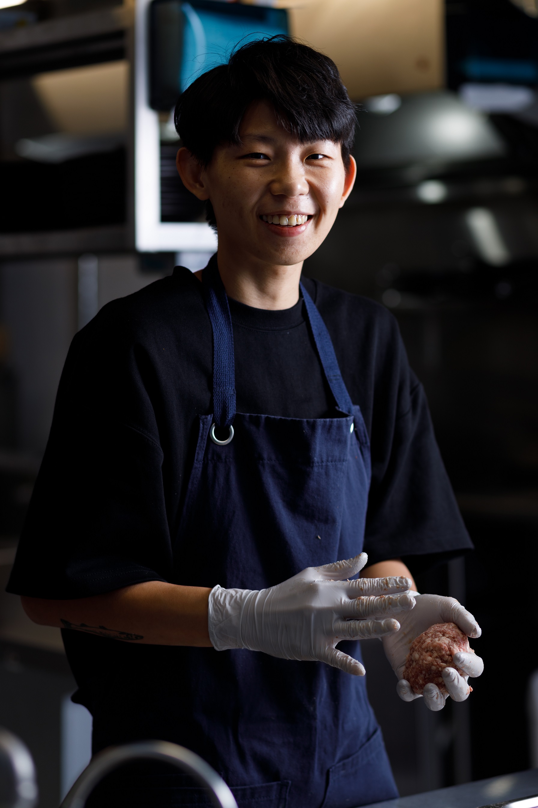 主廚田子遙曾在fine dining餐廳工作，喜歡費工自製的食物風味。