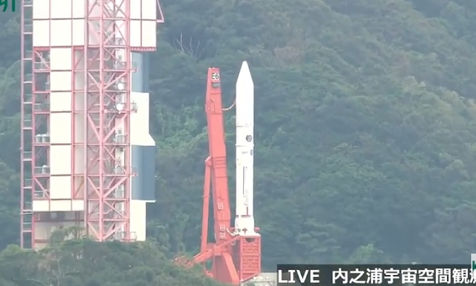 日本「艾普斯龍6號火箭」（イプシロン6号機）今（12日）上午發射失敗。（翻攝自Youtuber）