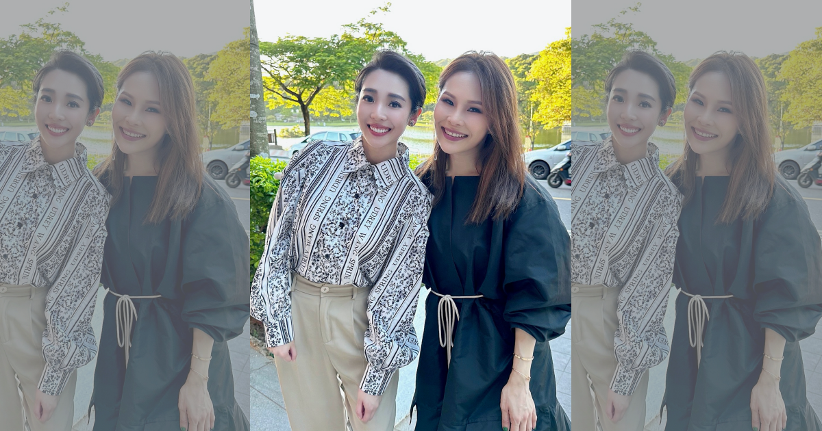 周蕙（右）上節目接受主持人專訪。（壹電視提供）