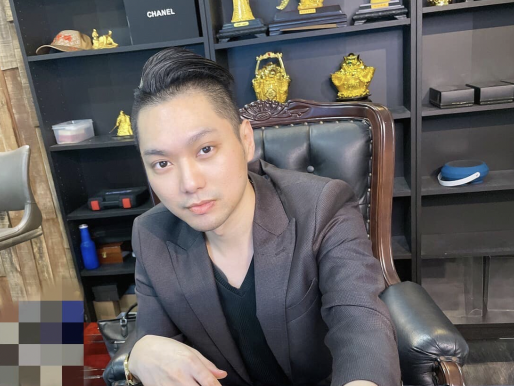 連千毅今天表示將捐出500萬做公益。（截自蘭庭精品臉書）