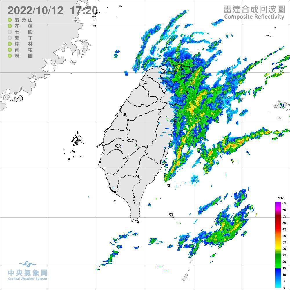 氣象局針對4縣市發布大雨特報。（氣象局提供）