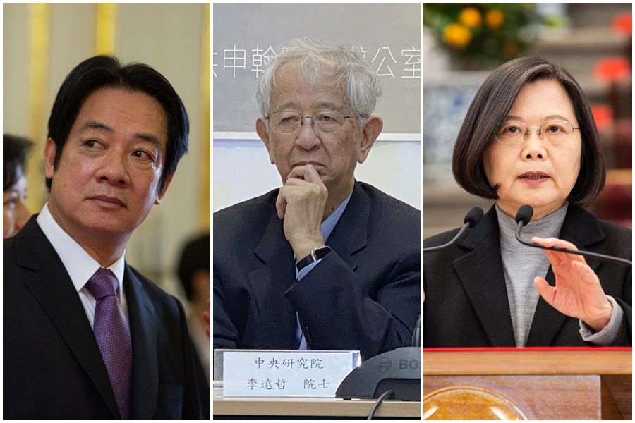 李遠哲接受網路媒體專訪，先後談到總統蔡英文及副總統賴清德。（左圖為總統府提供、本刊資料照）