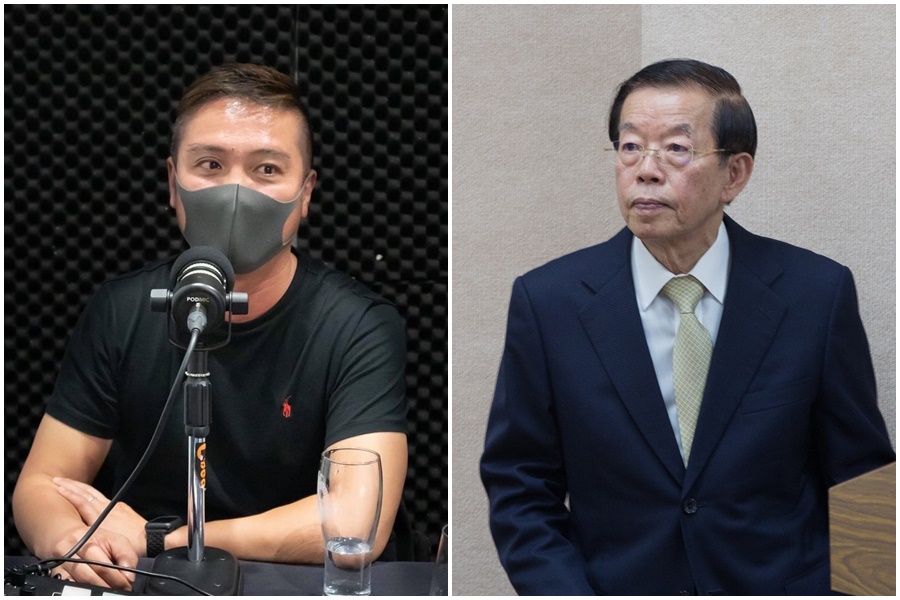 條子鴿（左）去年發文暗指謝長廷（右）養子張維洲被開交通違規後向警方施壓，昨對此公開道歉，其委任律師也再度發表聲明。（左圖翻攝自條子鴿臉書，右圖本刊資料照）